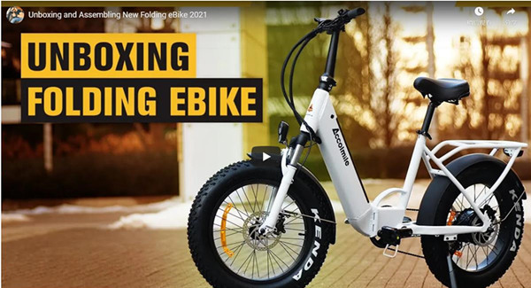 Unboxing et Assemblage d'un nouveau vélo électrique pliant 2021